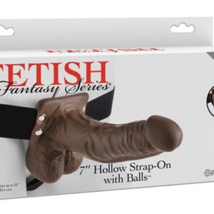 HOLLOW STRAP-ON WITH BALLS