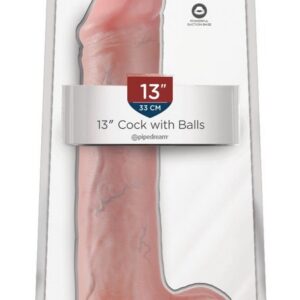 13" COCK WITH BALLS