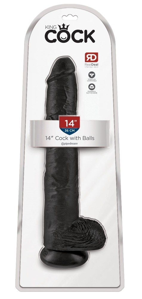 14" COCK WITH BALLS