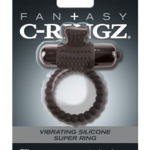 VIBRATING SILICONE SUPER RING