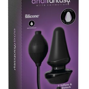 INFLATABLE SILICONE ANAL PLUG