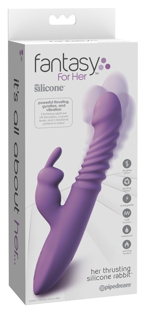 WIBRATOR HER THRUSTING SILICONE RABBIT