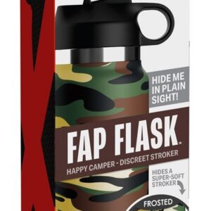 MASTURBATOR FAP FLASK HAPPY CAMPER